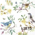 Servetten decoupage/bullet journal * Vogels L1875, Verzenden, Nieuw, Materiaal