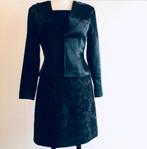 Sexy en luxe zwarte rok van brokate stof mt 38, Maat 38/40 (M), Zwart, Ophalen of Verzenden, Zo goed als nieuw