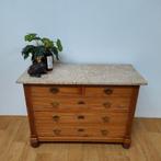 Vintage Antiek dressoir commode ladekast met marmer blad 810, Valkenswaard, Gebruikt, Info@flashbackfurniture.nl, Flashback Furniture