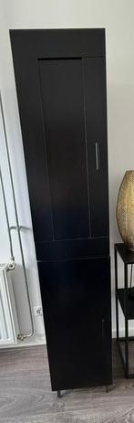 Kast te koop zwart teab, Huis en Inrichting, Kasten | Kledingkasten, Ophalen, Minder dan 50 cm, Gebruikt, 150 tot 200 cm