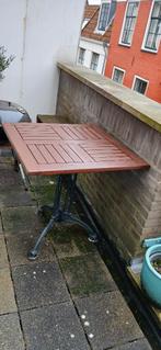 Terrastafel (70x70 cm), Ophalen, Gebruikt, Rechthoekig, Hout