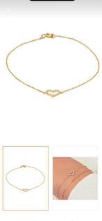 Aischa Jewellery  14 K Gouden Hart Armband, Sieraden, Tassen en Uiterlijk, Armbanden, Ophalen of Verzenden, Nieuw, Goud