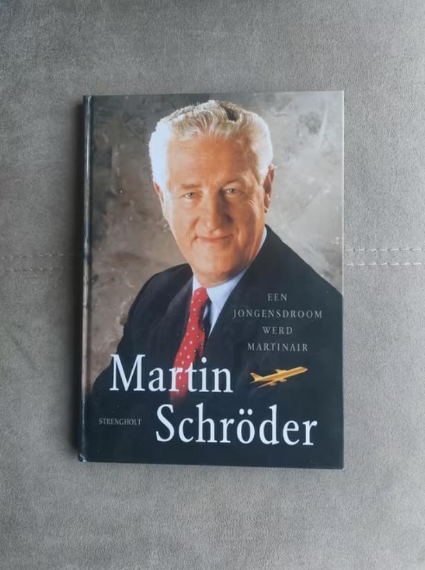 Een jongensdroom werd Martinair door Martin Schroder, Verzamelen, Luchtvaart en Vliegtuigspotten, Zo goed als nieuw, Boek of Tijdschrift