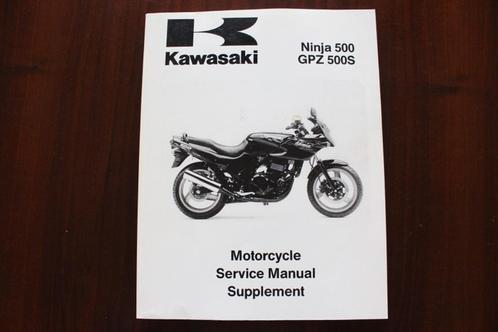 Kawasaki Ninja 500 GPZ500S 1994 - 2001 service manual suppl, Motoren, Handleidingen en Instructieboekjes, Kawasaki, Ophalen of Verzenden