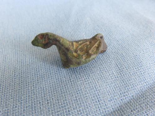 Romeinse rijk – duif fibula in brons - 1e  - 3e eeuw A.D. -, Antiek en Kunst, Antiek | Koper en Brons, Brons, Ophalen of Verzenden