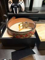 Gucci Riem met Slangenprint, Ophalen, 95 tot 105 cm, Bruin, Echt leder