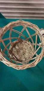 Mand gevlochten riet, Ophalen of Verzenden, 'T Olde Gre-j, Info@toldegrej.nl, Endepoelstraat 20f Didam