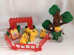 Vintage retro Duplo set 2664 Zoo dierentuin Tijgerverblijf, Ophalen of Verzenden, Zo goed als nieuw, Duplo