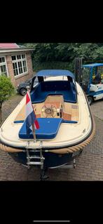 UNIEK! Nette OudHuijzer 600 15pk Suzuki TOPSTAAT! Teak buisk, Watersport en Boten, Sloepen, 10 tot 30 pk, Ophalen of Verzenden