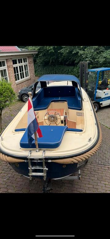 UNIEK! Nette OudHuijzer 600 15pk Suzuki TOPSTAAT! Teak buisk beschikbaar voor biedingen