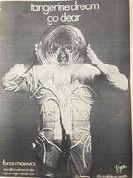 Paginagrote A3 advertentie TANGERINE DREAM Go Clear release, Ophalen of Verzenden