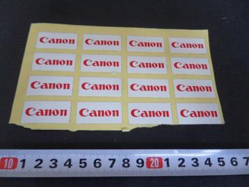 sticker set 16 x CANON  beschikbaar voor biedingen