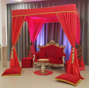 stage henna decoratie gordijnen  beschikbaar voor biedingen