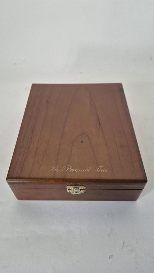 Houten theedoos Dilmah, 16x19cm. 7C15, Huis en Inrichting, Keuken | Keukenbenodigdheden, Gebruikt, Ophalen of Verzenden