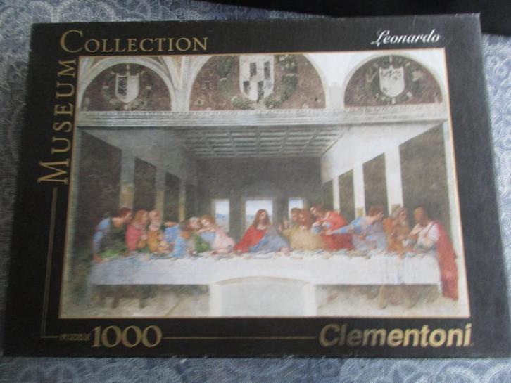 Museum Collectie Leonardo da Vinci Laatste Avondmaal - 1000, Hobby en Vrije tijd, Denksport en Puzzels, Zo goed als nieuw, Legpuzzel