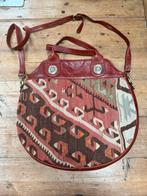 Unieke tas gemaakt van kelim en leder, Ophalen of Verzenden, Nieuw, Overige kleuren, Overige typen