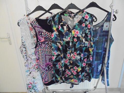 4 stuks blouses / tuniek maat XL, Kleding | Dames, Blouses en Tunieken, Zo goed als nieuw, Maat 46/48 (XL) of groter, Overige kleuren