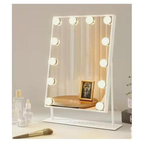 Rechthoekige LED make-upspiegel, Huis en Inrichting, Woonaccessoires | Spiegels, Nieuw, Minder dan 50 cm, Minder dan 100 cm, Rechthoekig