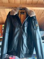 leren jas, Kleding | Heren, Jassen | Winter, Ophalen of Verzenden, Gedragen, Bruin