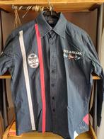 Paul en Shark, shirt, maat L, donkerblauw, Kleding | Heren, Overhemden, Blauw, Ophalen of Verzenden, Halswijdte 41/42 (L), Gedragen