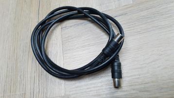 Coax kabel zwart 150cm Coax kabel  TV kabel zwart  150cm  beschikbaar voor biedingen
