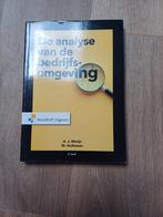 De analyse van de bedrijfsomgeving - A.J. Marijs, Ophalen of Verzenden, Gelezen, Economie en Marketing, A.J. Marijs