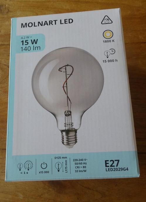 Grote bollamp (LED) Ikea NIEUW, Huis en Inrichting, Lampen | Losse lampen, Nieuw, Led-lamp, Minder dan 30 watt, E27 (groot), Ophalen of Verzenden