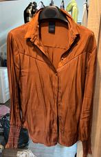 Brique satijnen blouse Luxzuz, Kleding | Dames, Ophalen of Verzenden, Zo goed als nieuw, Maat 36 (S)