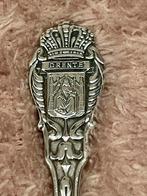 Verzilverde theelepel met Drente wapen, Antiek en Kunst, Ophalen of Verzenden