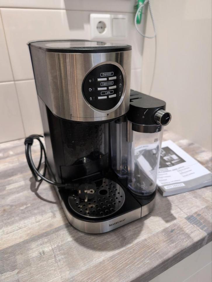 Espressomachine Silvercrest SEMM 1470 A1, Witgoed en Apparatuur, Koffiezetapparaten, Ophalen of Verzenden