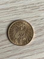 20 Reichsmark uit 1909, Ophalen of Verzenden, Vóór koninkrijk, 10 cent, Goud