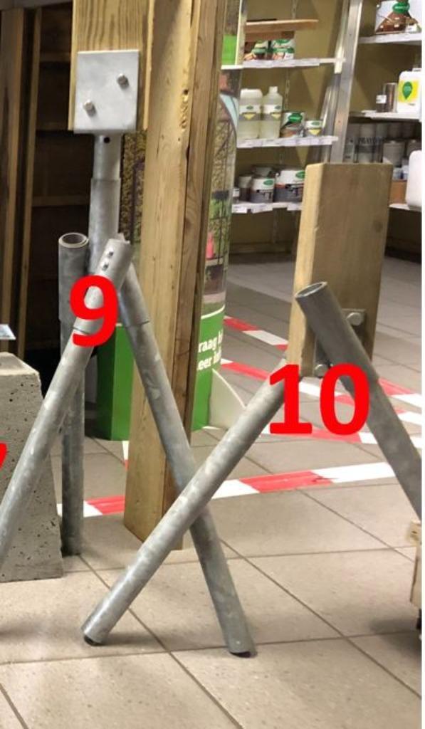 Mega Anchor, Tuin en Terras, Palen, Balken en Planken, Nieuw, Palen, Minder dan 180 cm, Ophalen