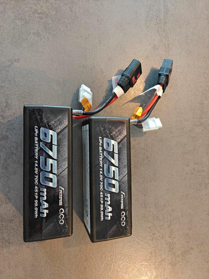 Gens Ace 6750mAh 4S Lipo Accu - Nieuw met QS8, Hobby en Vrije tijd, Modelbouw | Radiografisch | Auto's, Nieuw, Onderdeel, Overige schalen