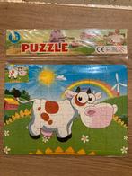 Puzzel Koe - 49 Stukjes - 3+ - NIEUW, Ophalen, 10 tot 50 stukjes, Nieuw, 2 tot 4 jaar