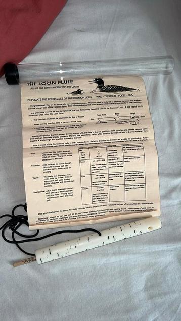 Loon call flute beschikbaar voor biedingen