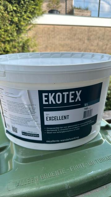 Ekotex glasweefsel behang lijm  beschikbaar voor biedingen