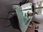Tafel, Huis en Inrichting, Tafels | Eettafels, Ophalen, Gebruikt, 100 tot 150 cm, Glas