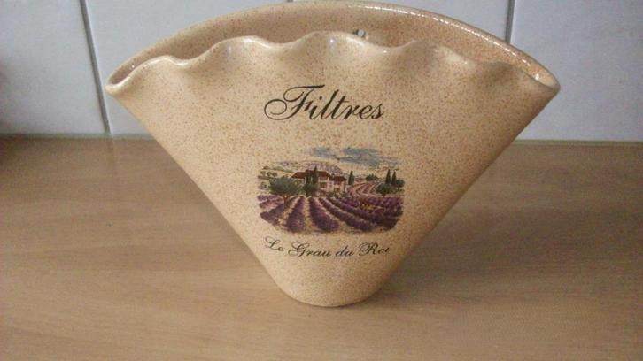 Brocante koffiefilterzakjes houder, Antiek en Kunst, Curiosa en Brocante, Ophalen of Verzenden