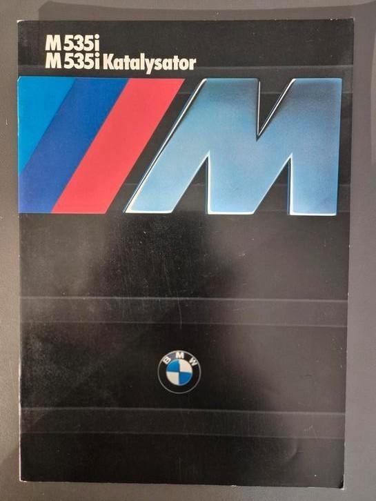 BMW M535i Katalysator Folder - Duits - 1986, Ophalen of Verzenden, Zo goed als nieuw, BMW