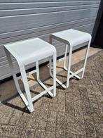 2x Fermob bellevie barkrukken cotton white demo mod.2 samen, Ophalen, Nieuw