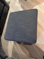 Hocker stof grijs poef voetenbank woonoutlet meubel, Ophalen, 125 cm of meer, Nieuw, Stof