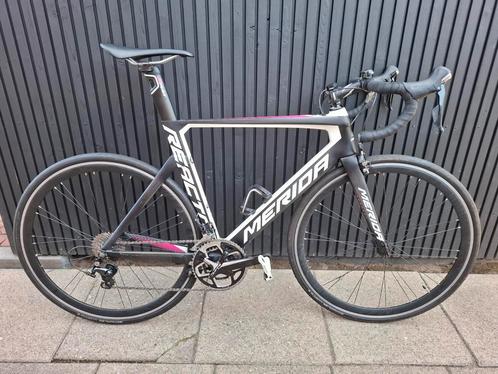 Mooie Merida Reacto 4000 te koop!, Fietsen en Brommers, Fietsen | Racefietsen, Overige merken, Meer dan 20 versnellingen, Carbon