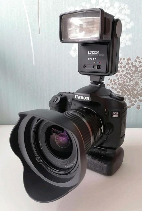 Canon EOS 40D / EF-S 10-22mm / BG-E2N, Audio, Tv en Foto, Fotocamera's Digitaal, Gebruikt, Spiegelreflex, Canon, Geen optische zoom