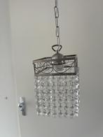 Kristal hanglamp type kroonluchter voor gang hal slaapkamer, Ophalen of Verzenden, Zo goed als nieuw, Glas, Klassiek