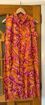 Originele Retro jaren 70 hippie vintage orange print jurk, Ophalen of Verzenden, Overige typen
