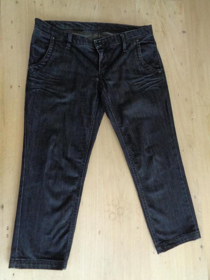 Zgan zwarte low waist 7/8 jeans Drykorn maat 38, Kleding | Dames, Spijkerbroeken en Jeans, Zo goed als nieuw, W30 - W32 (confectie 38/40)