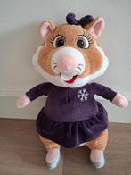 Knuffel hamster AH Albert Heijn winter paarse jurk L385, Ophalen of Verzenden, Zo goed als nieuw, Overige typen