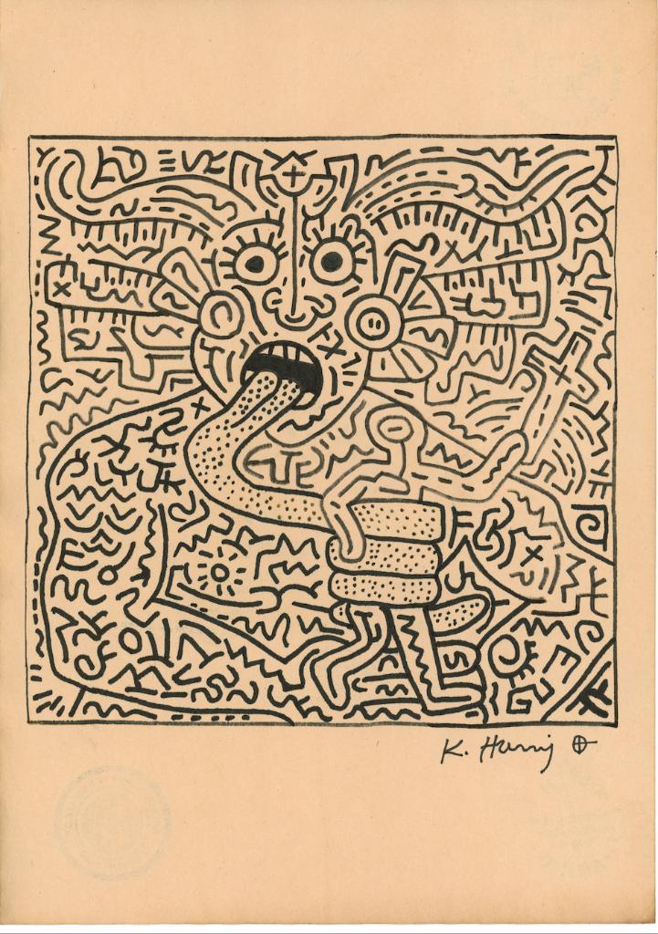 Keith Haring, Antiek en Kunst, Kunst | Schilderijen | Modern, Ophalen of Verzenden