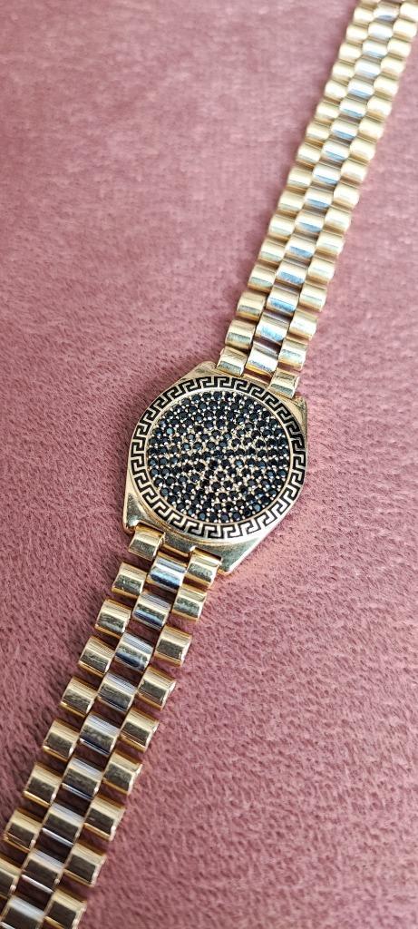 Gouden Rolex armband 14k, Sieraden, Tassen en Uiterlijk, Armbanden, Zo goed als nieuw, Goud, Goud, Ophalen