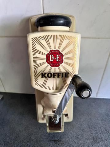 Oude, vintage, koffiemolen, Douwe Egberts beschikbaar voor biedingen